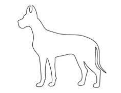 Great Dane Kids Coloring Pages Pdf, Free Vectors File